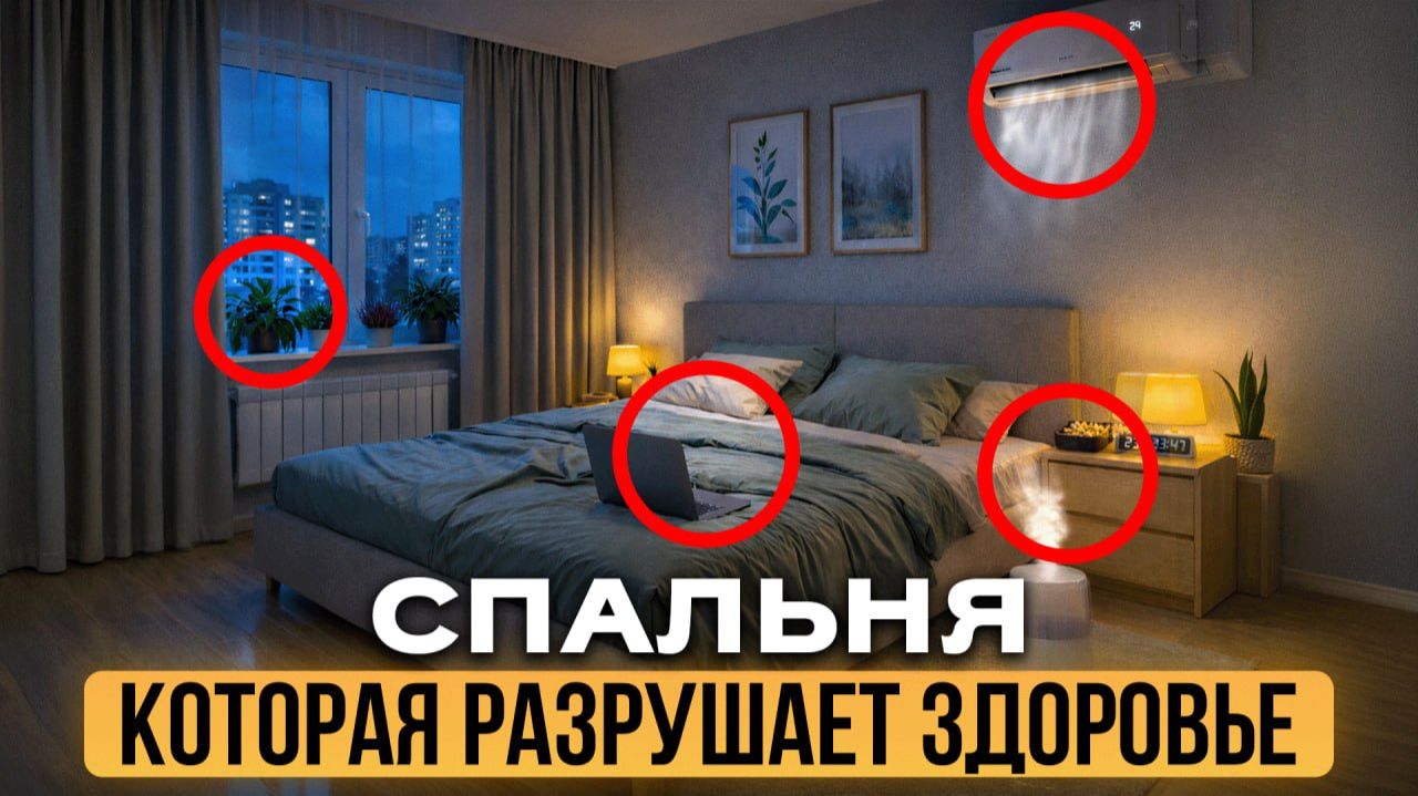 ТАКАЯ спальня убивает вас! / Как сделать идеальную спальню?