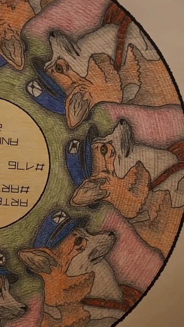 КАРТИНА С КОРГИ ДЛЯ ПОКЛОННИКА ВИНИЛА