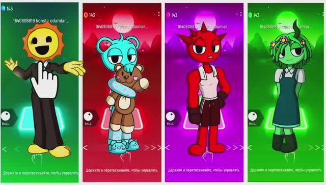 Мистер Солнце, Скай, Редди и Винерия: Невероятные Спрунки в Тайлс Хоп