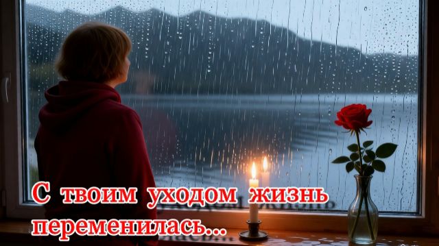 С  ТВОИМ  УХОДОМ ЖИЗНЬ ПЕРЕМЕНИЛАСЬ