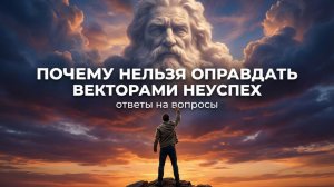 Почему нельзя оправдать векторами неуспех