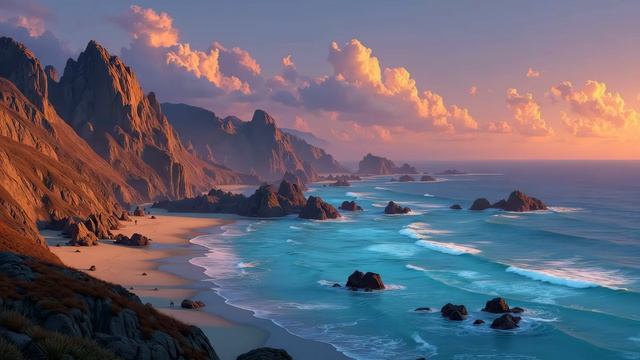 Deep Work Music ｜ Chillout Deep Mix For Focus And Productivity At Sunset Ocean View Vibes-(1080p30)