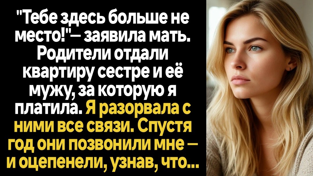 ИСТОРИИ ИЗ ЖИЗНИ/Родители отдали квартиру сестре, за которую я платила ипотеку