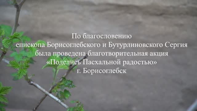 Благотворительная акция «Поделись Пасхальной радостью» г. Борисоглебск