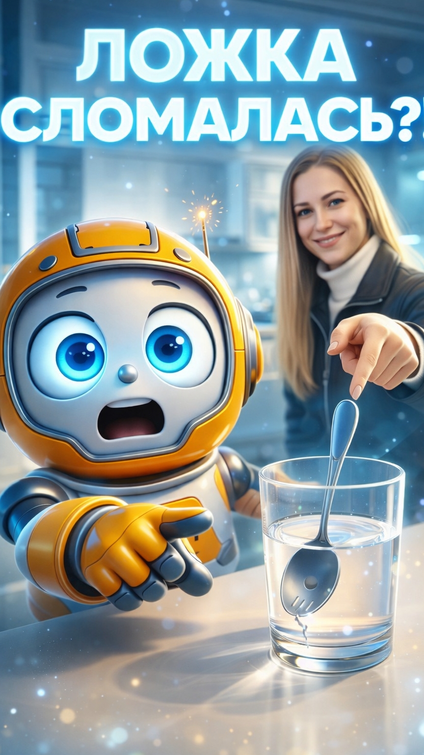 Почему ложка в воде кажется сломанной? | Физика за 60 секунд #Shorts
