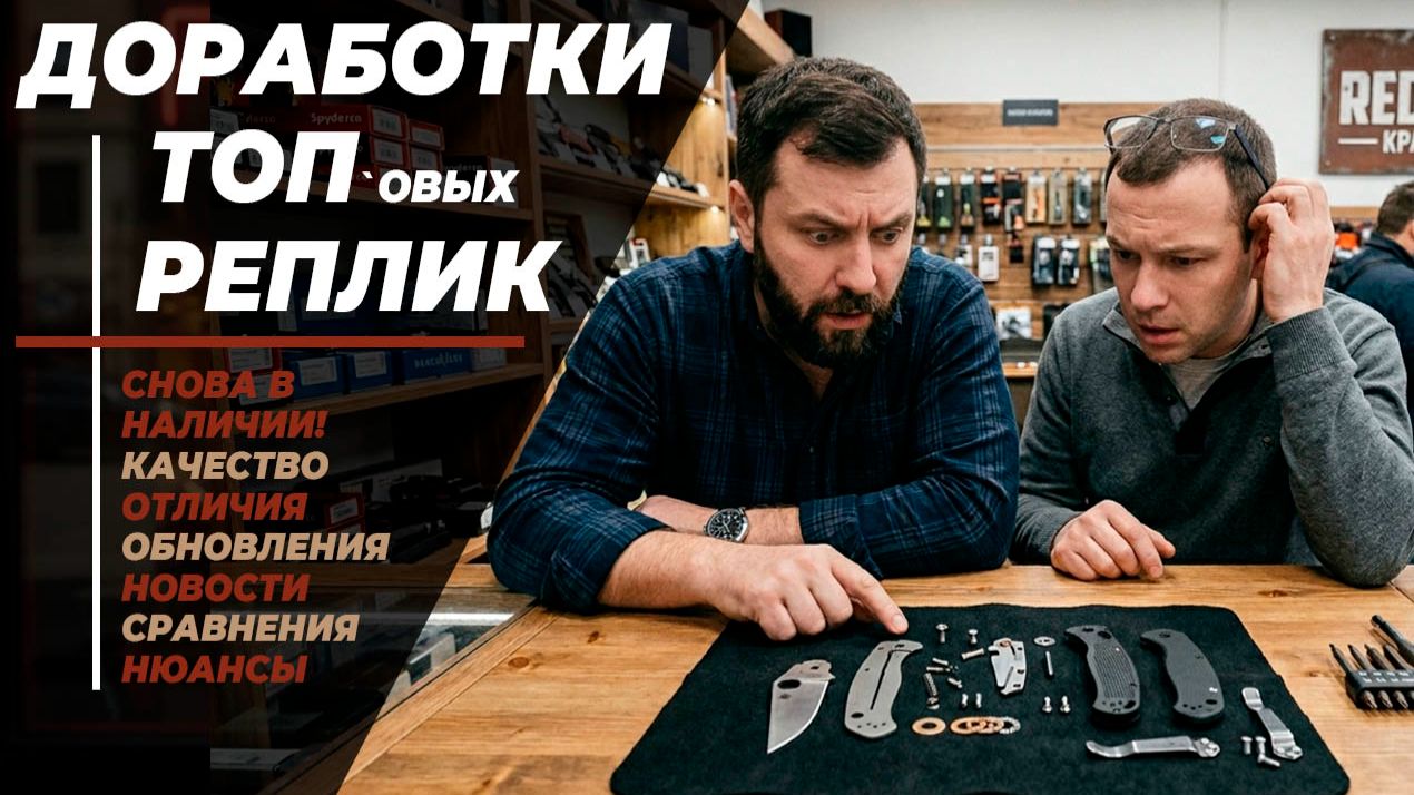 ДОРАБОТКИ НА ТОПОВЫХ НОЖАХ РЕПЛИКАХ! Большой обзор!
