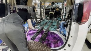 Шумоизоляция Toyota Alphard в Мос-Олимп | Полный отчет