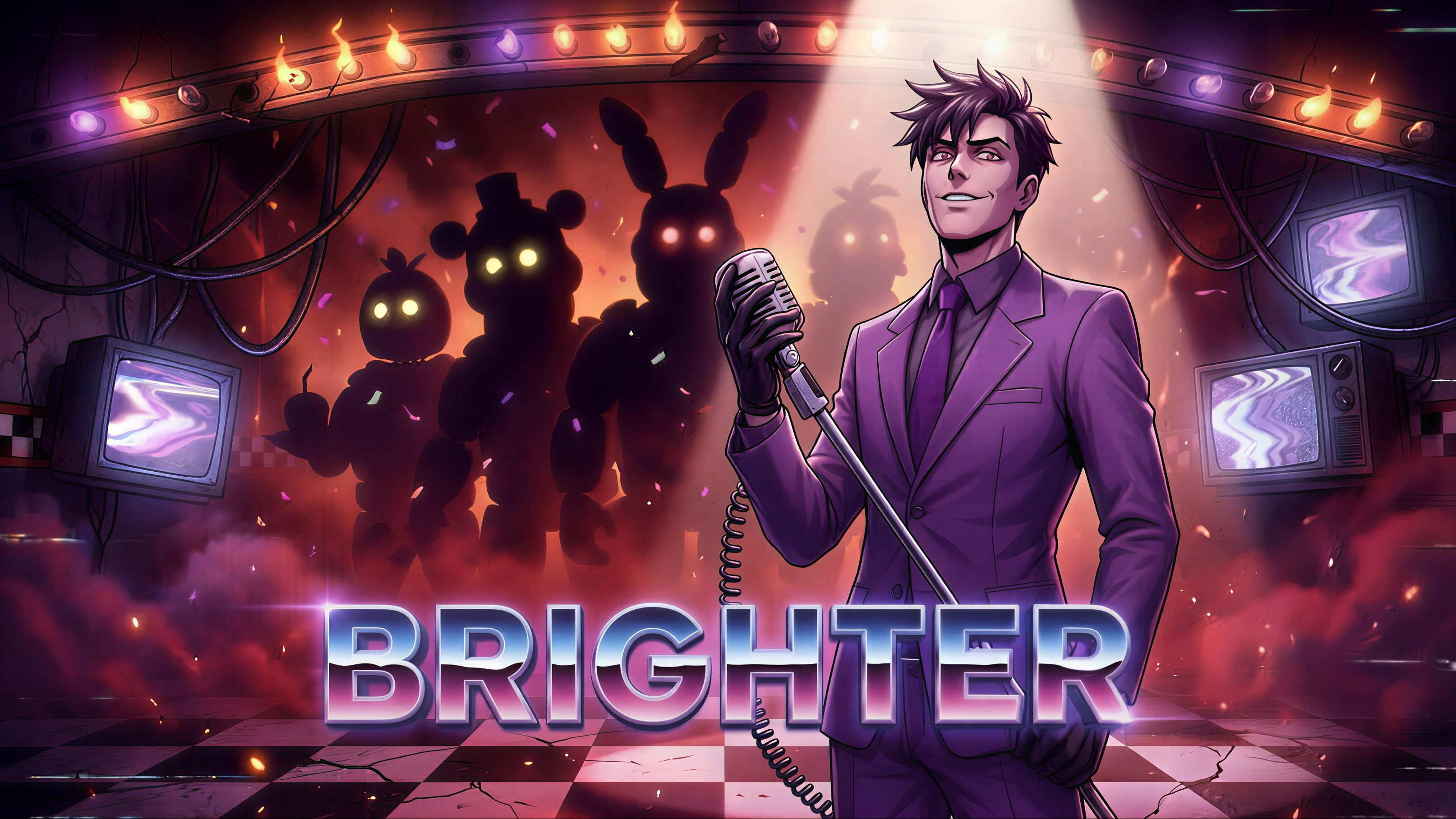 Brighter - William Afton (FNAF) | Hazbin Hotel A.l. Concept Cover
