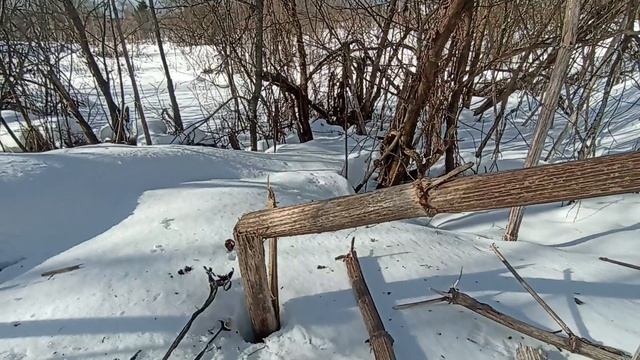 Я приехал в деревню зимой!