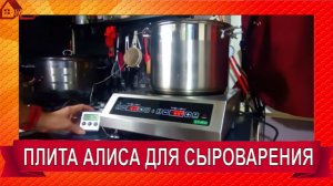 Плита АЛИСА - Iplate для сыроварения индукция с щупом - КОНТРОЛЬ ТЕМПЕРАТУРЫ! РАСПАКОВКА, ТЕСТ