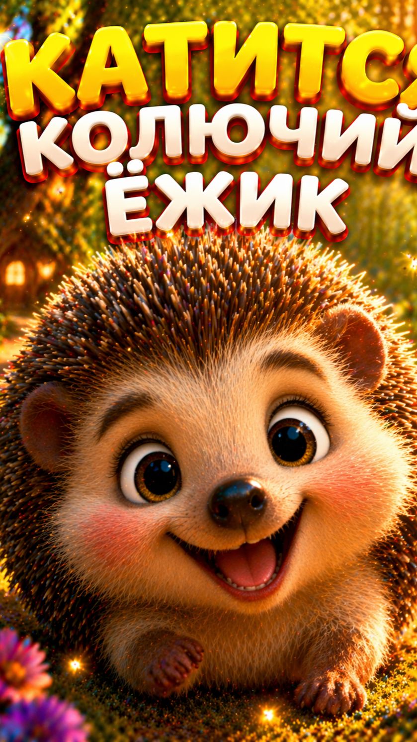Катится колючий ёжик- Мульт Песенка про ежика Пыха для малышей