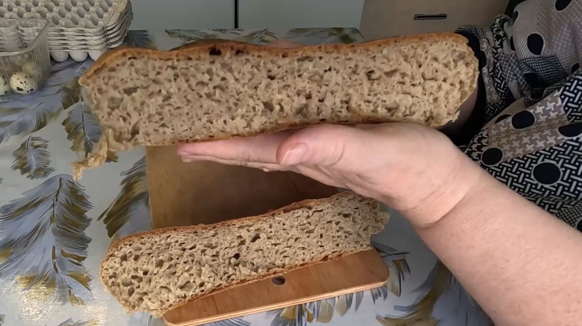 Быстрый хлеб без замеса руками.