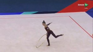 Выступление Арины Ковшовой на кубоке мира 2026 с обручем