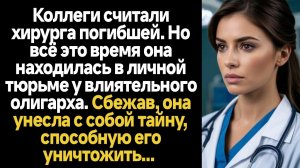 ИСТОРИИ ИЗ ЖИЗНИ/Все считали хирурга погибшей, но её выкрал влиятельный олигарх и использовал