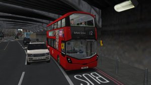 Поездка на Wright Streetdeck по маршруту №12 по карте London