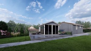 Дневная видео прогулка участка 20 соток