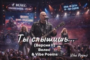 Ты слышишь… (Версия II) Велес & Vibe Poems