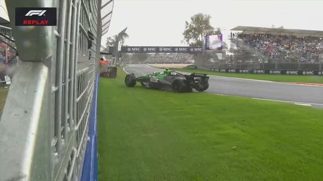 Формула 1. Авария Бортолето на ГП Австралии 2025 (гонка)
