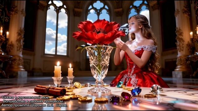 Сказка в хрустальной вазе. Волшебство в ладонях принцессы.
