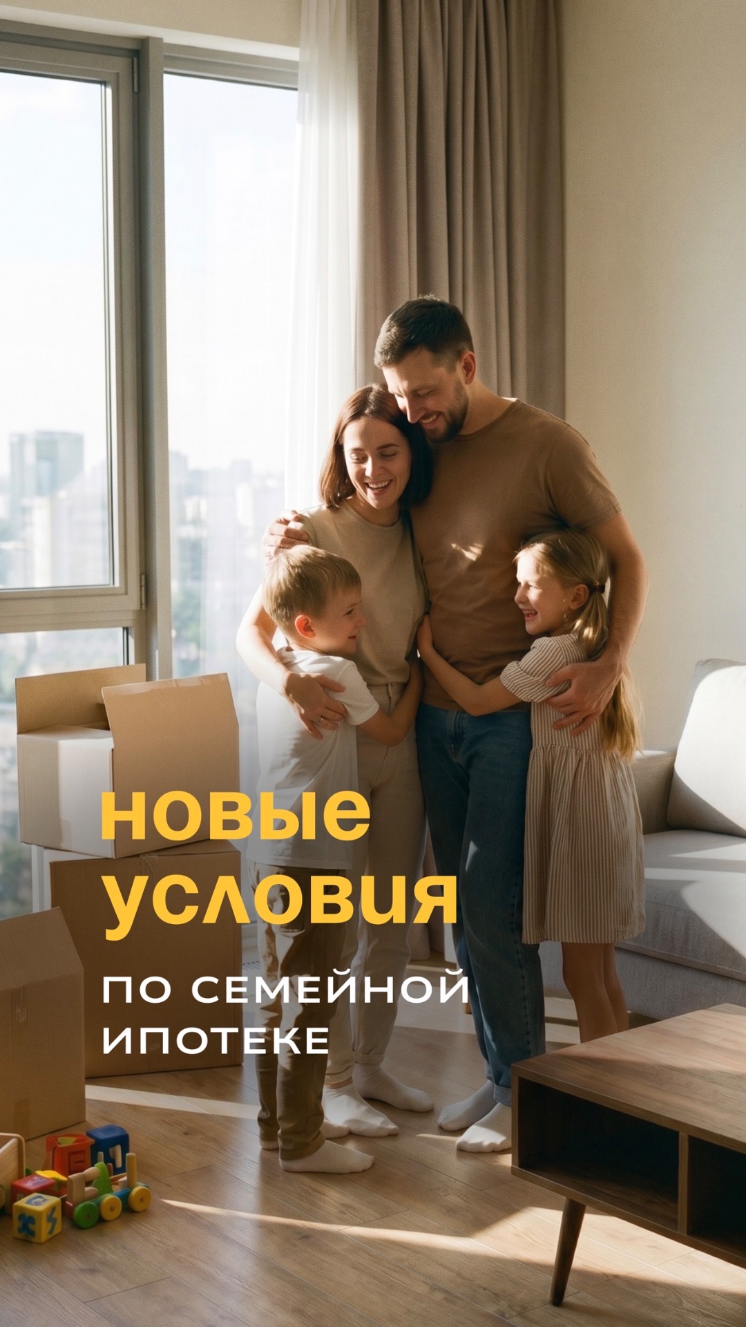 Новые условия по семейной ипотеке