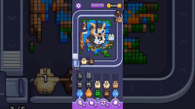 Прохождение 779 уровня Pixel Flow