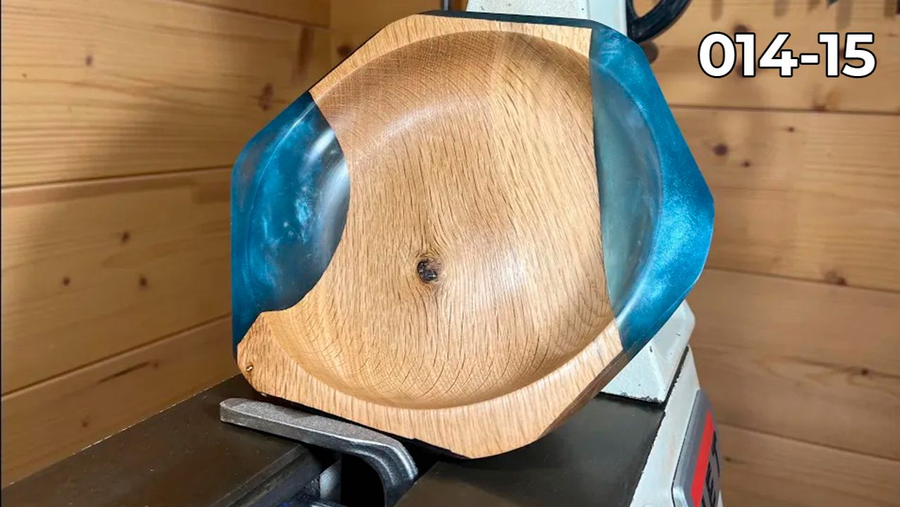 Большая тарелка из дерева Токарка по дереву своими руками для начинающих Мастер класс токарных работ