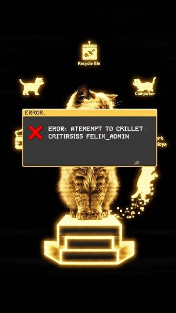 Кот как файл с правами администратора #cat #видосыоткота #cute #веселыекоты #funnycatsvideos  #funny