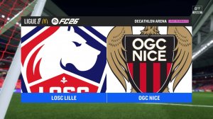 Лилль - Ницца 30 тур Лига 1 Чемпионат Франции 25/26 FC26