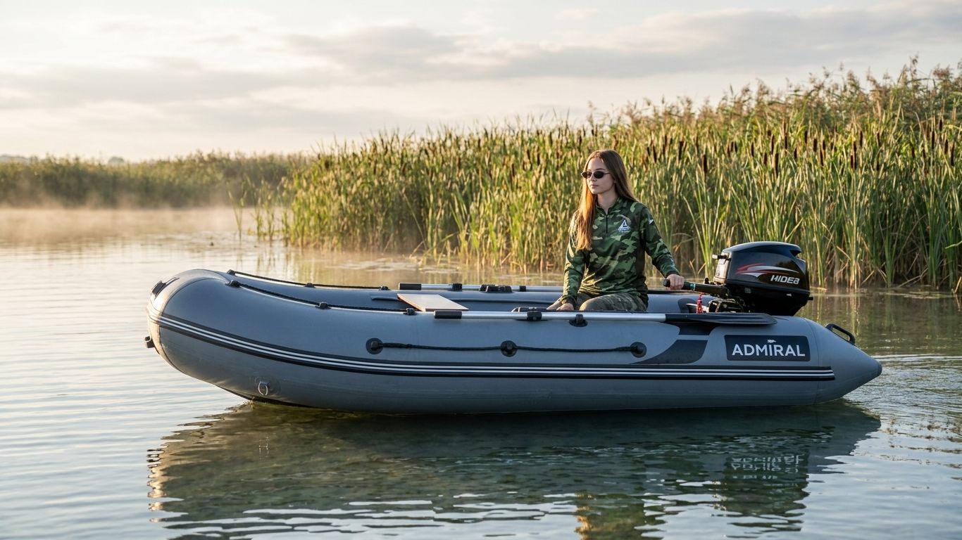 Моторная лодка Адмирал 360 НДНД: распаковка, сборка