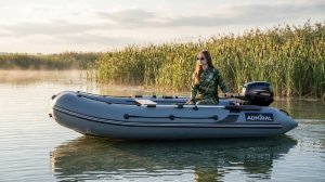 Моторная лодка Адмирал 360 НДНД: распаковка, сборка