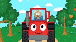 🍿 Тыр-Тыр Трактор Котёнок Котэ - Песенки мультики для детей малышей