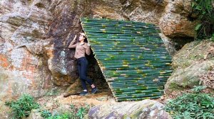 Строю в походе бамбуковый домик у обрыва. Готовлю крабов и дикие клубни. Серия 1. Тоа