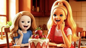 Дом, где живут куклы. Серия-5❤️. "ТОРТ ДЛЯ БАБУШКИ ИЗОЛЬДЫ"..