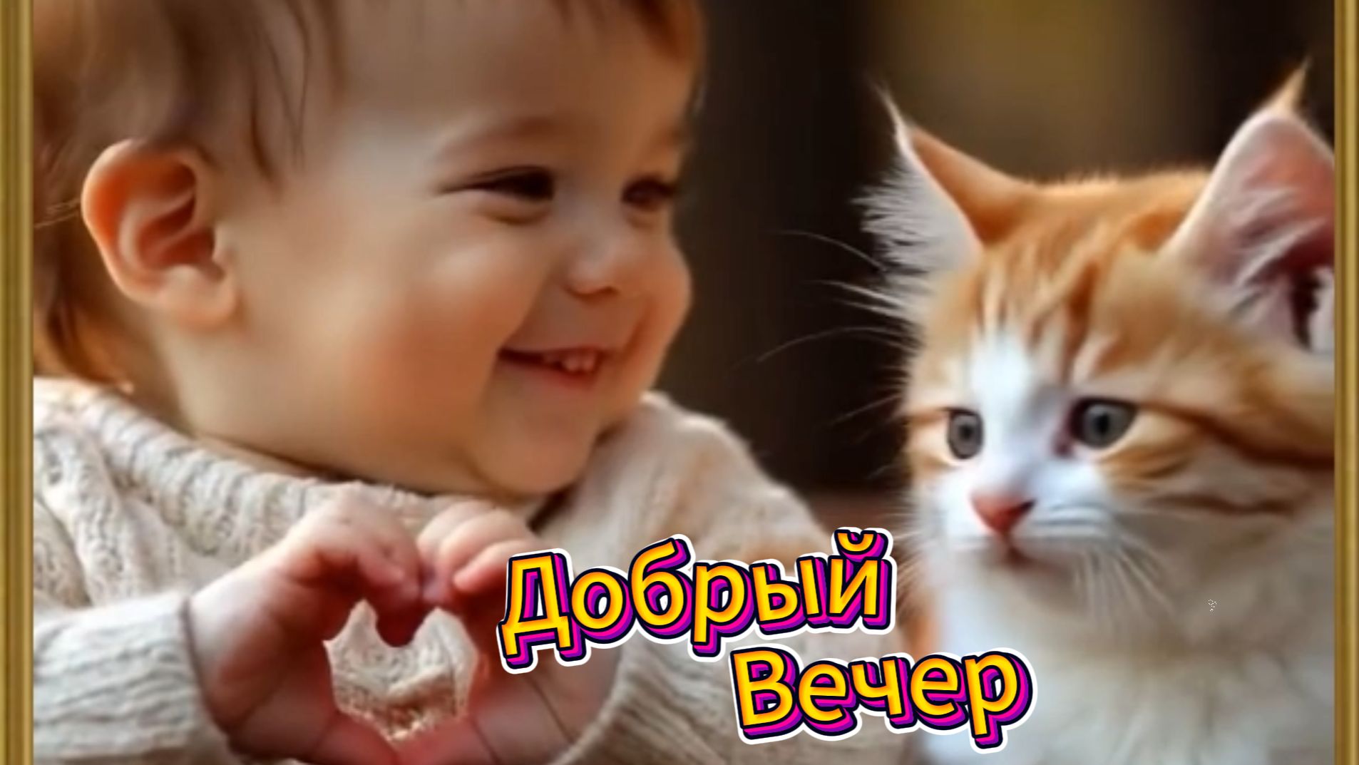 Добрый вечер: видео пожелание с красивой музыкой и стихами | Домохозяйка