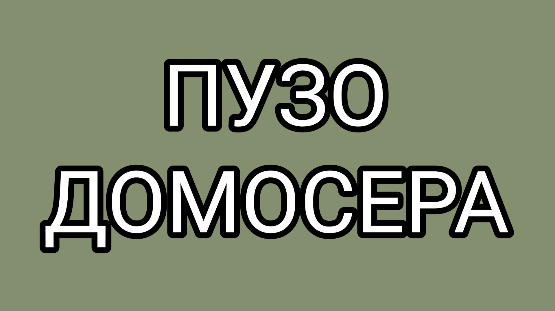 Почему Домосёра 