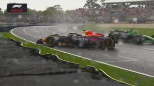 Формула 1. Авария Лоусона на ГП Австралии 2025 (гонка)