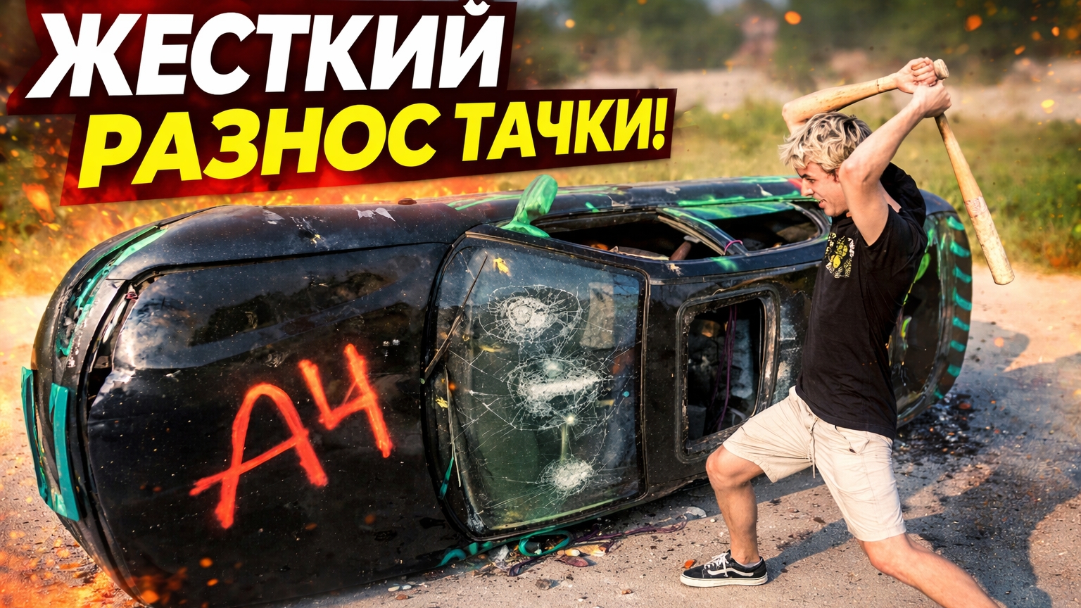 РАЗБИЛ МАШИНУ ЕГОРИКА!💥 Жестокий ПРАНК ! А4