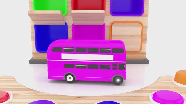 Детские цвета с транспортными средствами детские цвета автомобилей парковка транспортных средств.