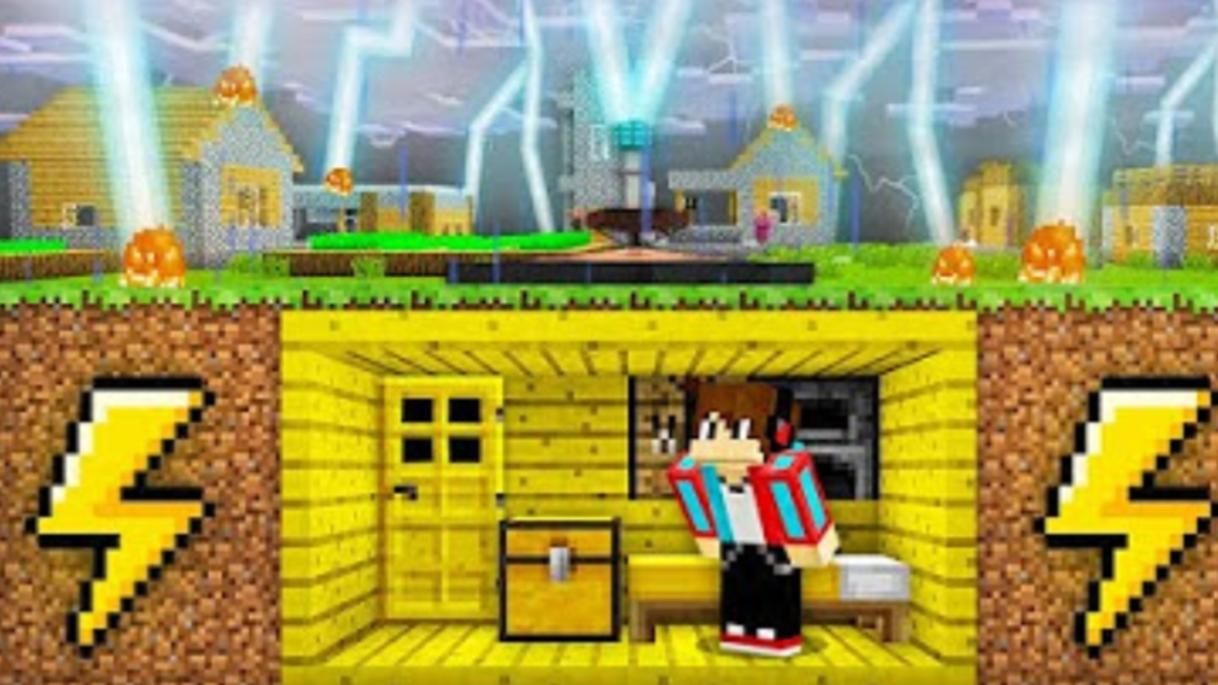 КАК МНЕ ПЕРЕЖИТЬ ГРОЗУ В МАЙНКРАФТ