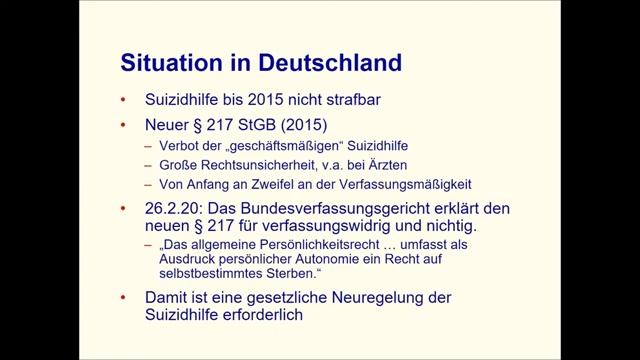 Vortrag Von Palliativmediziner Gian Domenico Borasio. 16.10.2021