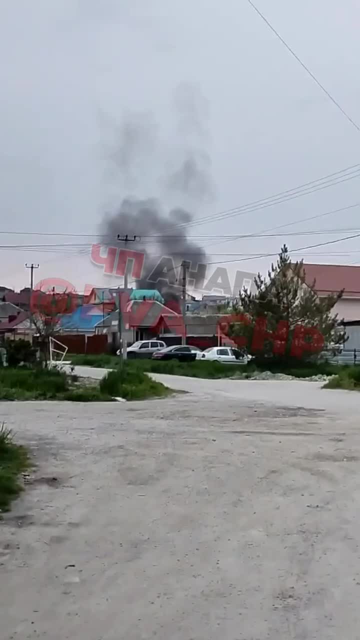 ⚠ В НАТУХАЕВСКОЙ ВИДЕН ЧЁРНЫЙ ДЫМ