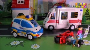 Видео для детей - Мультик про машинки - Крутые гонки и правила дорожного движения.