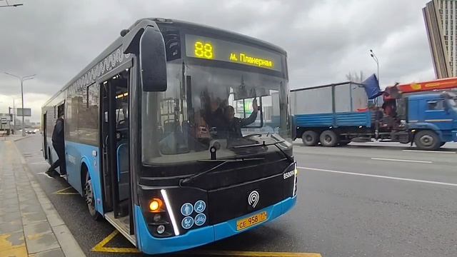 сборник!!! транспорт на остановке Река Сходня