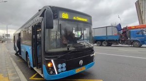 сборник!!! транспорт на остановке Река Сходня