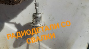 РАДИОДЕТАЛИ СО СВАЛКИ/ДОПОЛНИТЕЛЬНЫЙ ДОХОД/ПРОГУЛКА ПО ПАРКУ