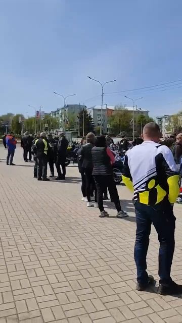 Сходка байкеров в Мариуполе сегодня