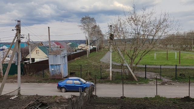 красивая природа весной в деревне