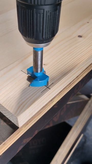 Сверло Форстнера - как легко поставить мебельные петли