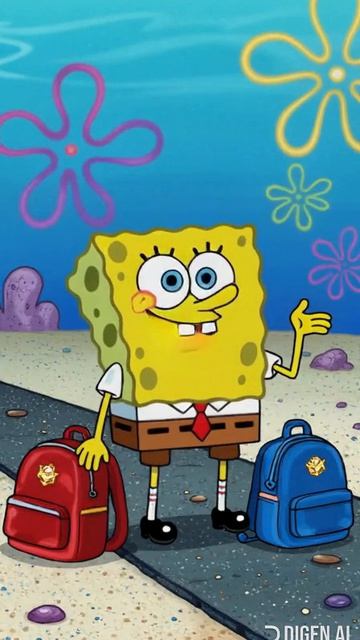SpongeBob AI digen школа