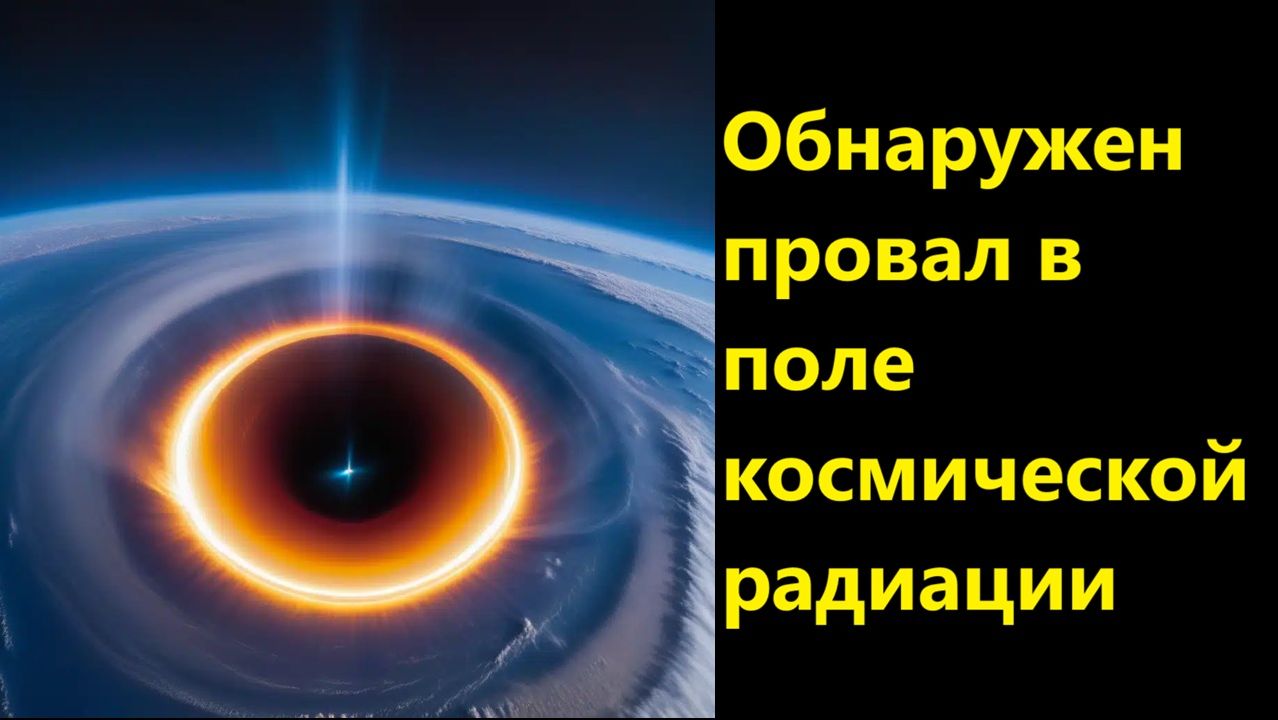 Обнаружен провал в поле космической радиации